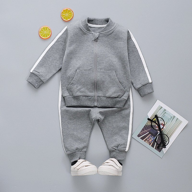 New Kids Clothing 1-13 Years Track Suit Children Boys Girls Winter Sports Clothes Joggers Set Zipper Sweatshirt Suit Kids Set