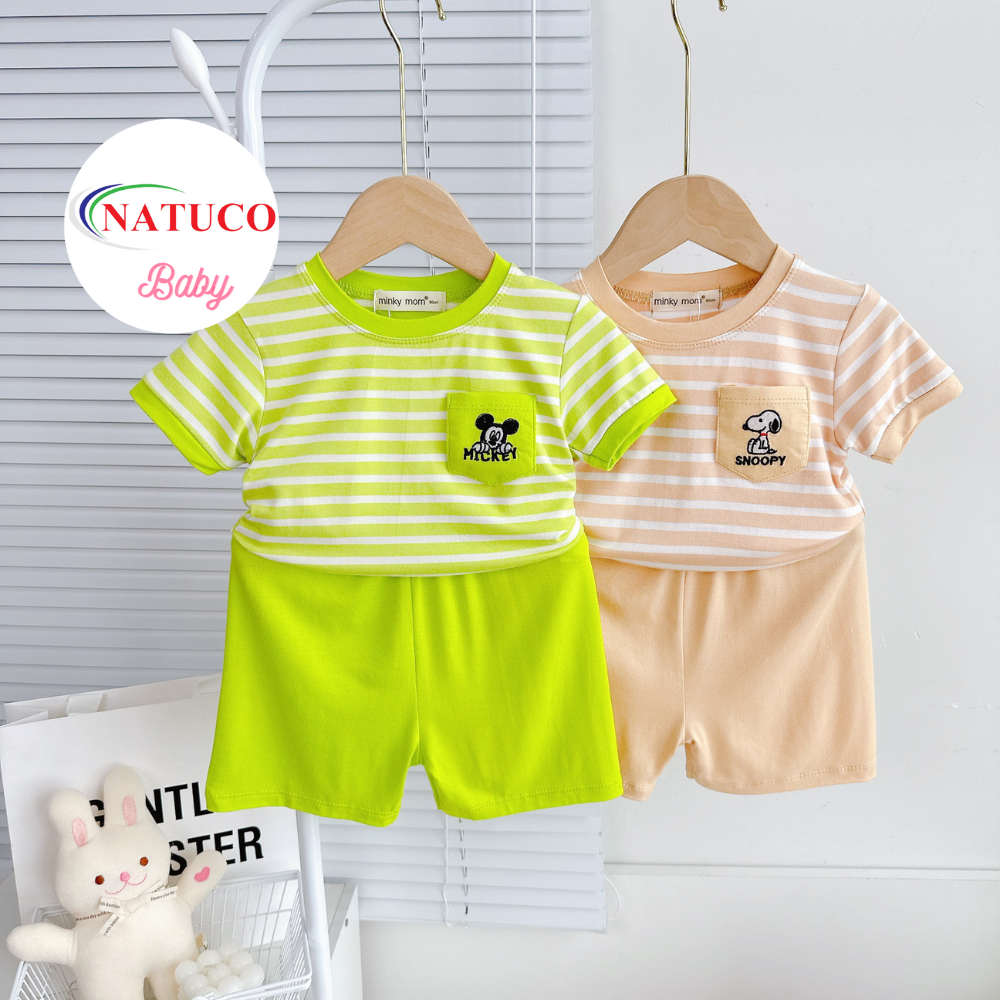 Cool Cotton Summer Casual Wear Set for Boys Girls 8-27Kg Children's Short Sleeve T-shirt Shorts for Kids' Outdoor Activities