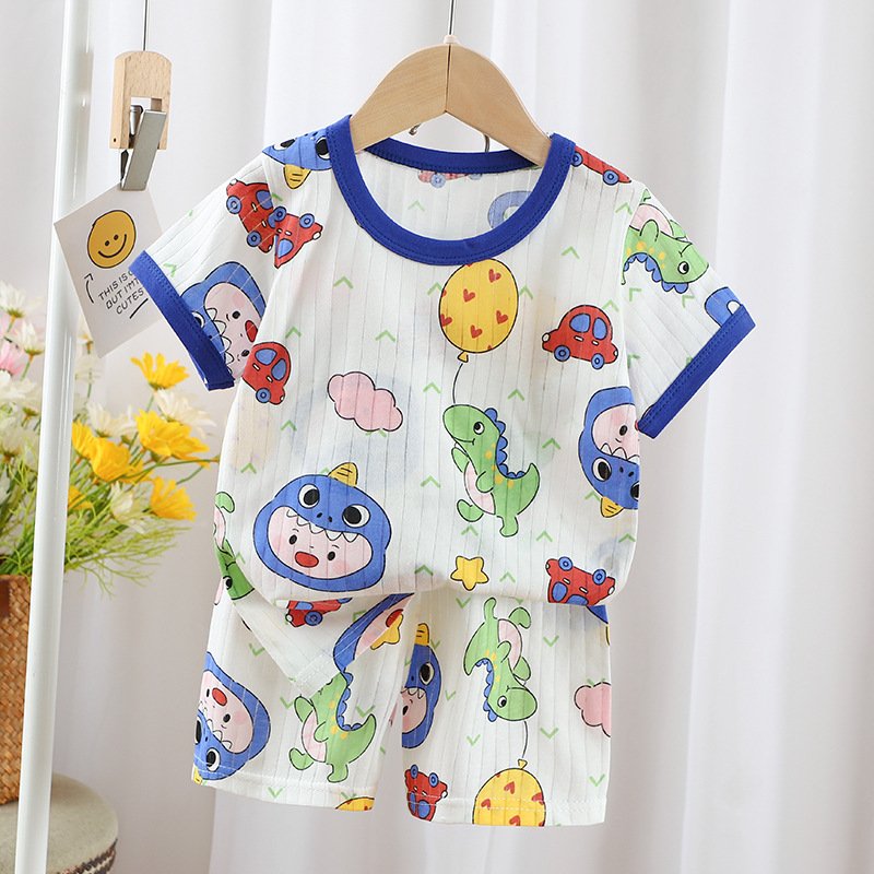 Summer Style Kids Clothing Sets For Boys Cotton T-Shirts Cartoon Kids Clothing Sets Wholesale