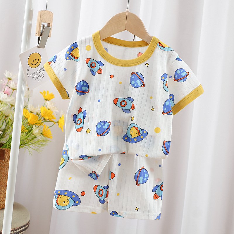 Summer Style Kids Clothing Sets For Boys Cotton T-Shirts Cartoon Kids Clothing Sets Wholesale