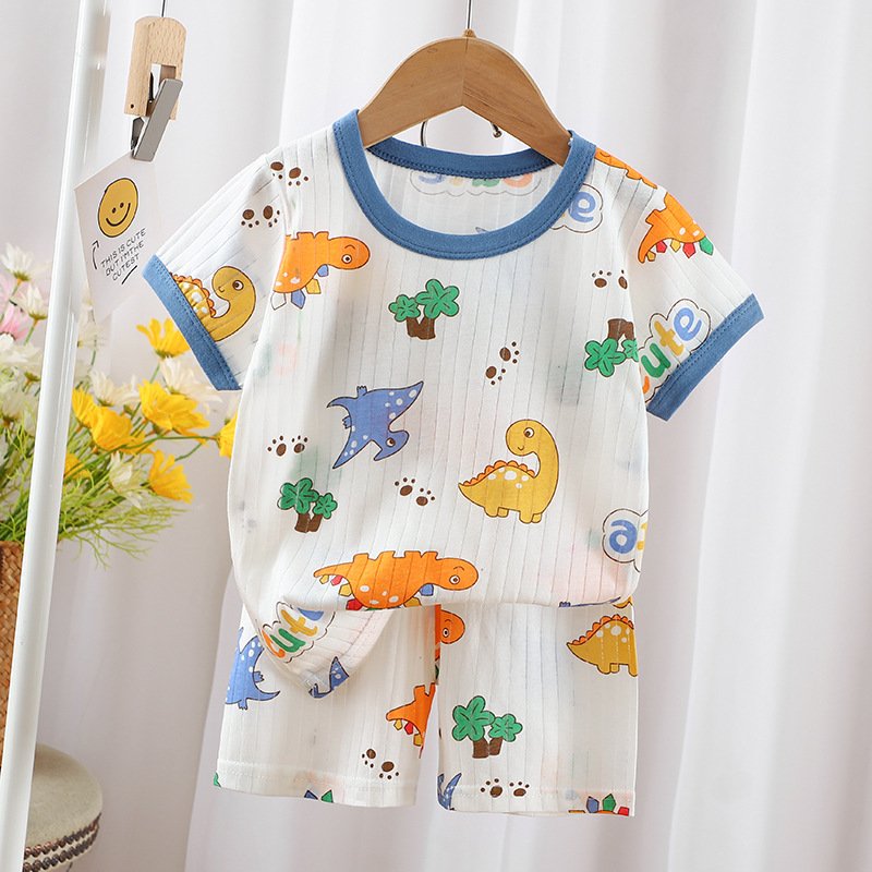 Summer Style Kids Clothing Sets For Boys Cotton T-Shirts Cartoon Kids Clothing Sets Wholesale