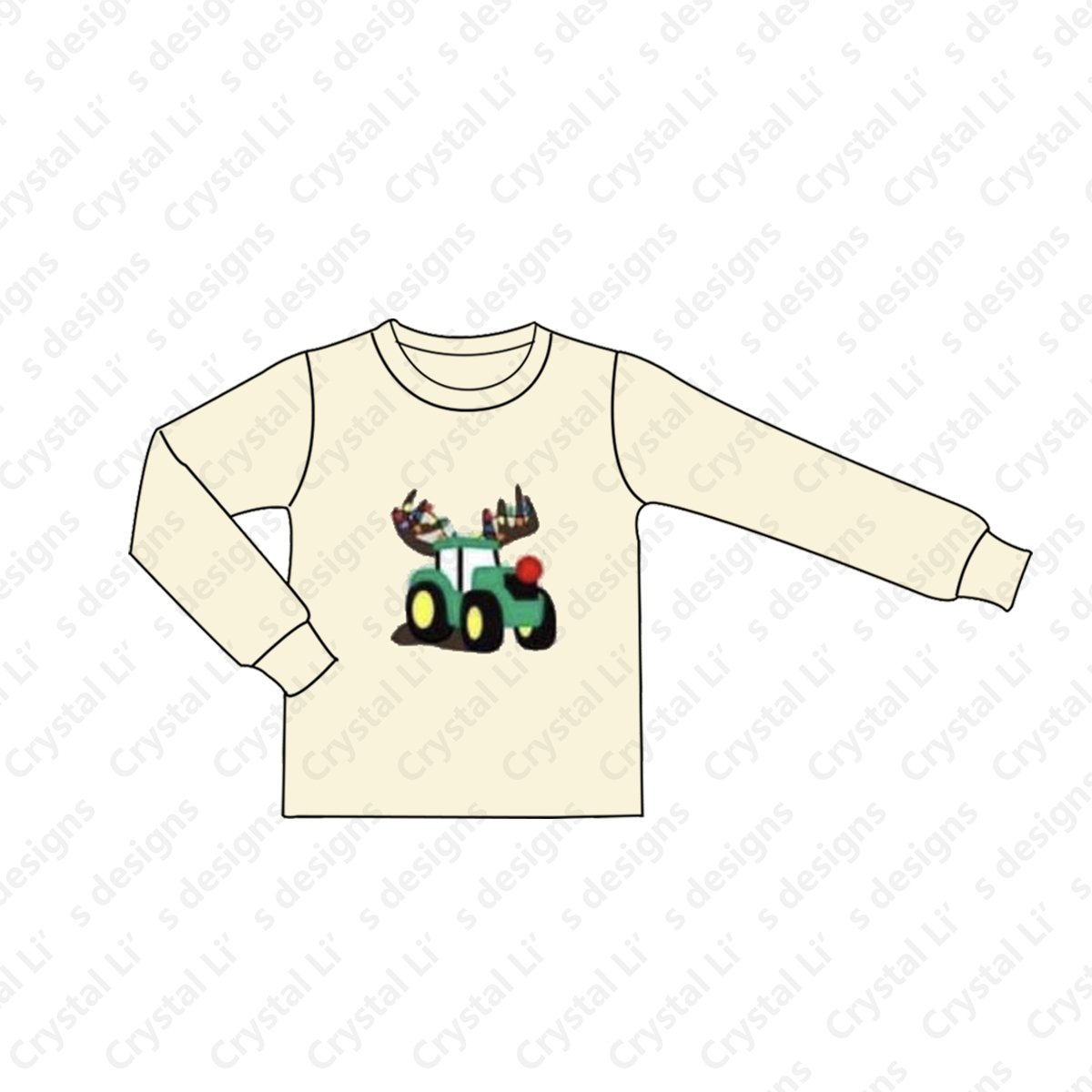 New Arrival Kids Christmas Clothing Custom Applique Boy Set Camouflage Christmas Children Sets