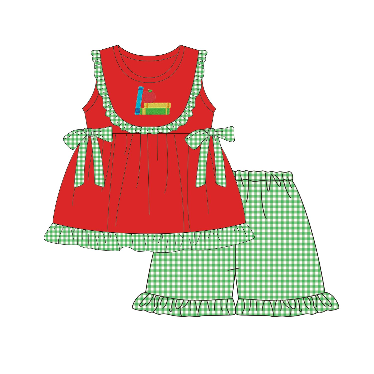 back to school summer kids boy outfits cute children baby boys girls clothing set