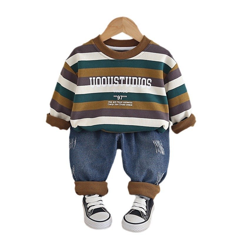 Boys clothing sets Children's Clothing Children'sSports two-piece set
