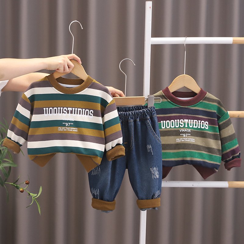 Boys clothing sets Children's Clothing Children'sSports two-piece set