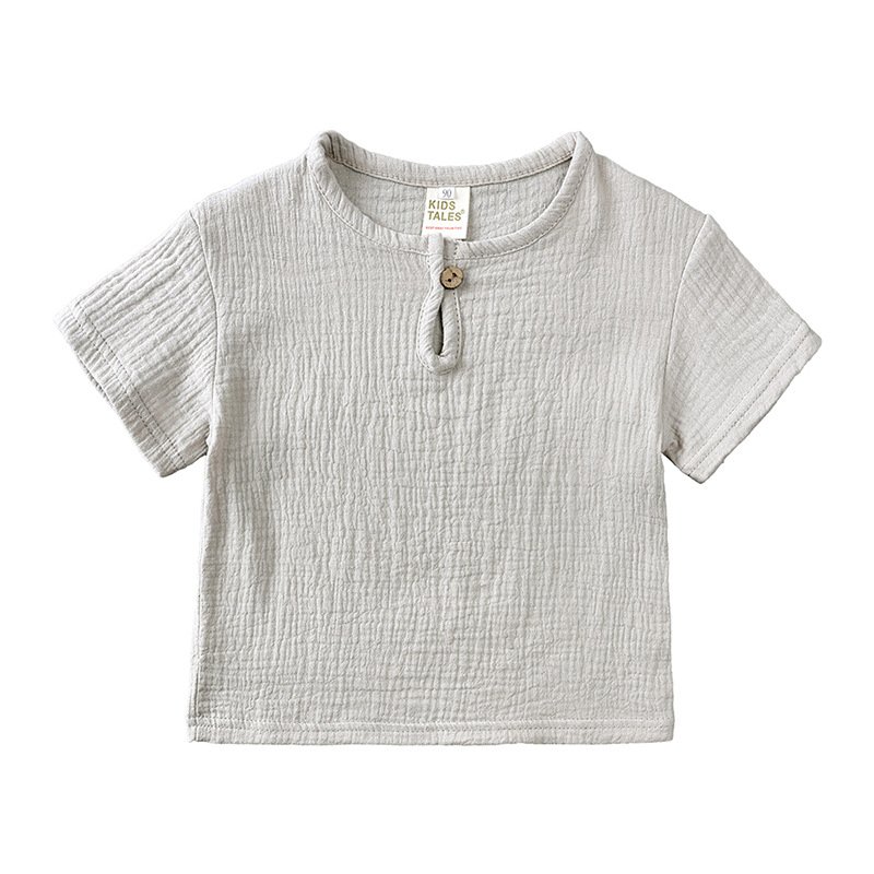 Summer Boys Set 100% Cotton T-Shirt and Shorts Comfortable Clothing for Warm Weather