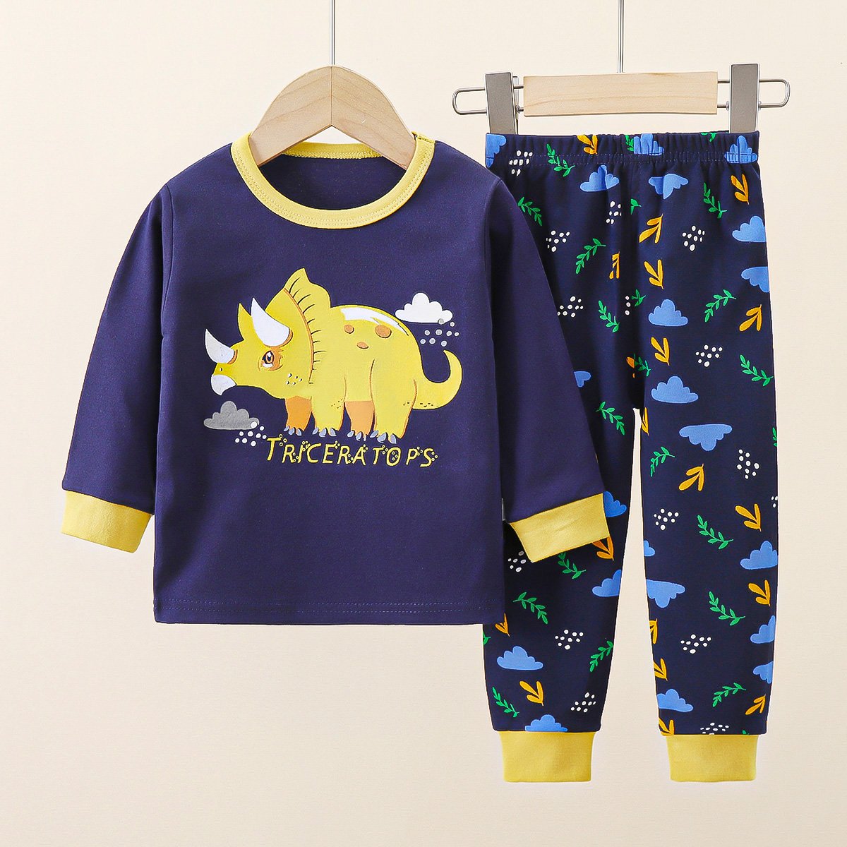 Children's Winter Thermal Underwear Set Boys Wool Silk Boneless Autumn Clothes Home Comfortable Boys clothing sets/Boy clothing