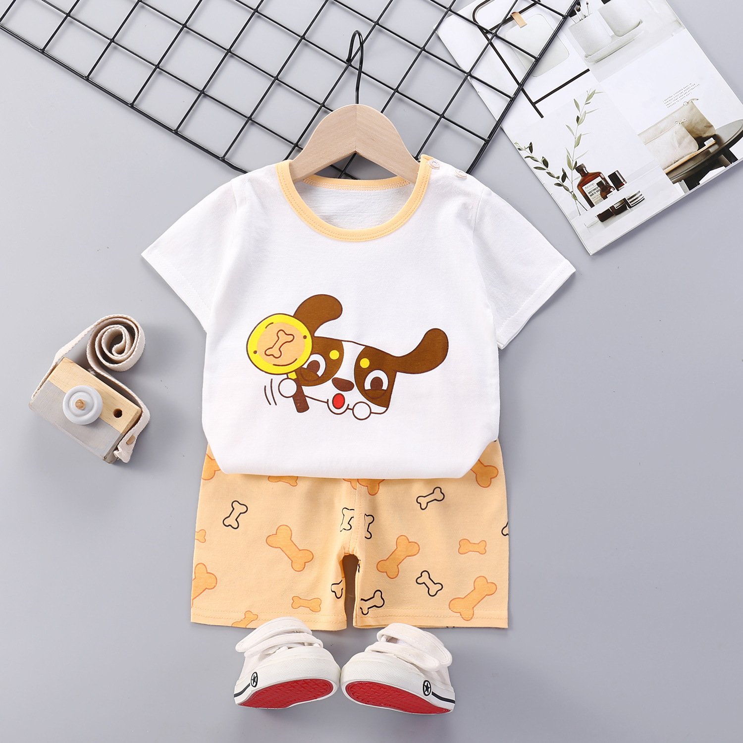 2024 New Baby Set Baby Girl Suits Newborn Outdoor Shorts Tracksuit Set Wholesale Boy Clothing Two Piece Sets