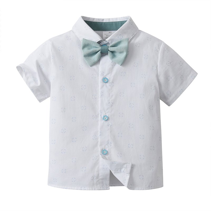Summer Toddler Boy Clothes Children Clothing Baby Boy Clothing Set Boys Outfit Vest + Shirt + Shorts Formal Set For Kids