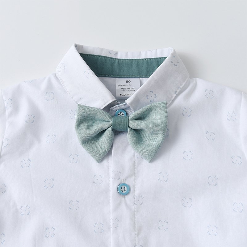 Summer Toddler Boy Clothes Children Clothing Baby Boy Clothing Set Boys Outfit Vest + Shirt + Shorts Formal Set For Kids