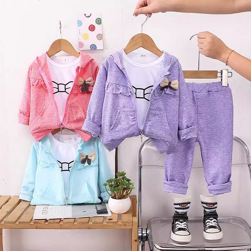 Wholesale Spring Autumn Long Sleeve Boys Clothings Sets Kids Boutique 3 Pcs Cotton Casual Children Clothes Suit