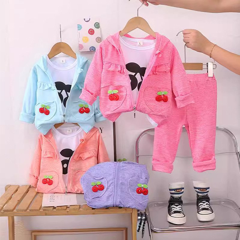 Wholesale Spring Autumn Long Sleeve Boys Clothings Sets Kids Boutique 3 Pcs Cotton Casual Children Clothes Suit