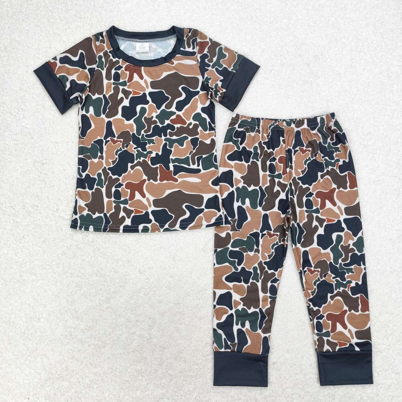 Summer shirt with pocket cartoon mouse shorts 2 pcs baby boy clothes sets children boutique kids clothing set