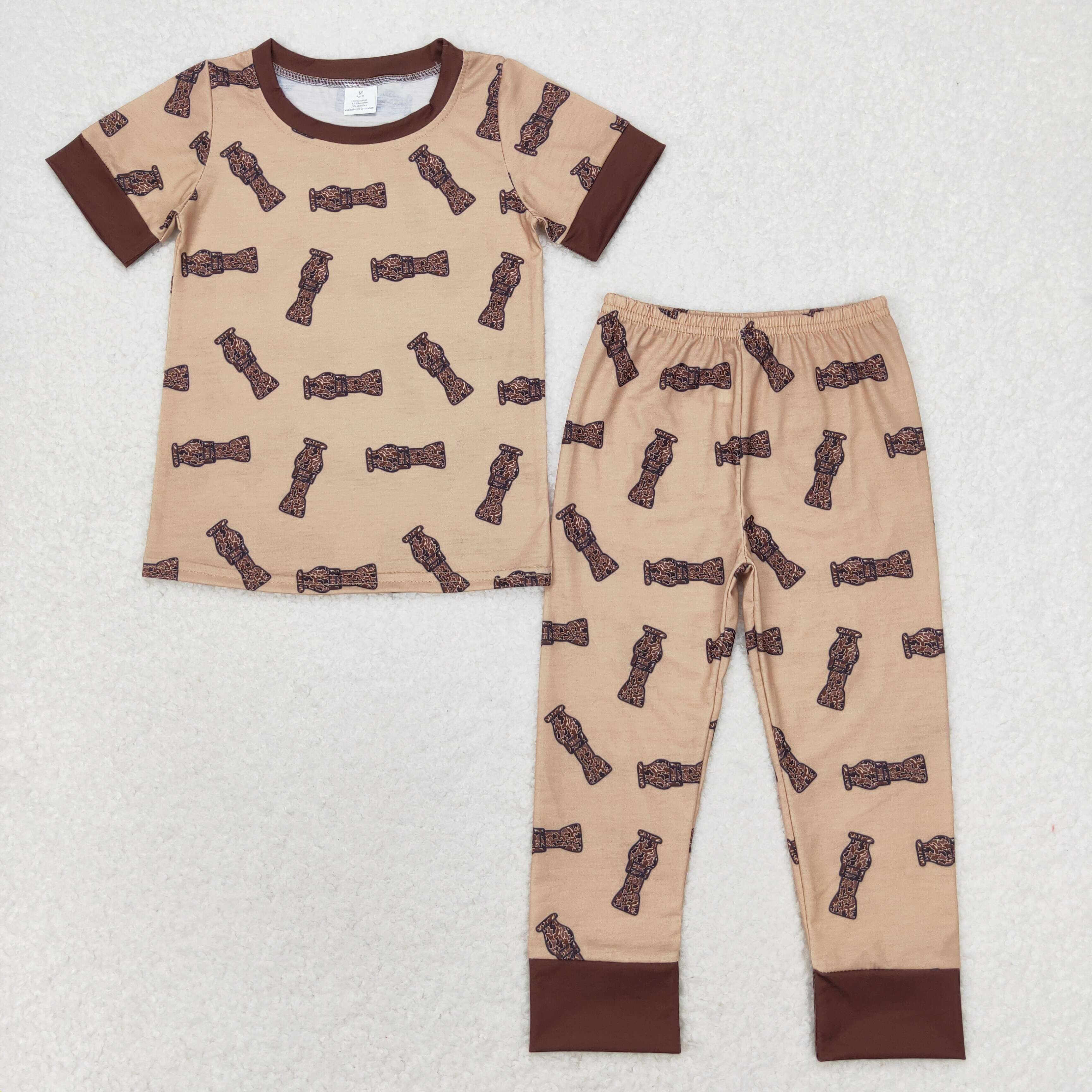 Summer shirt with pocket cartoon mouse shorts 2 pcs baby boy clothes sets children boutique kids clothing set