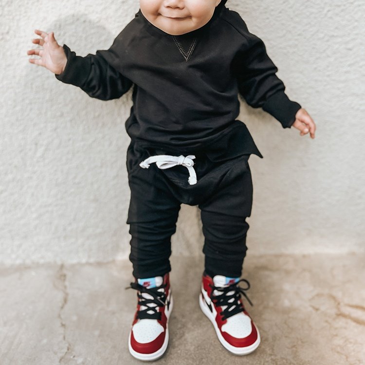 Wholesale Custom Logo Cotton Boutique Jogger 2 Piece Suits Kids Boys Tracksuits Boys Clothing Sets