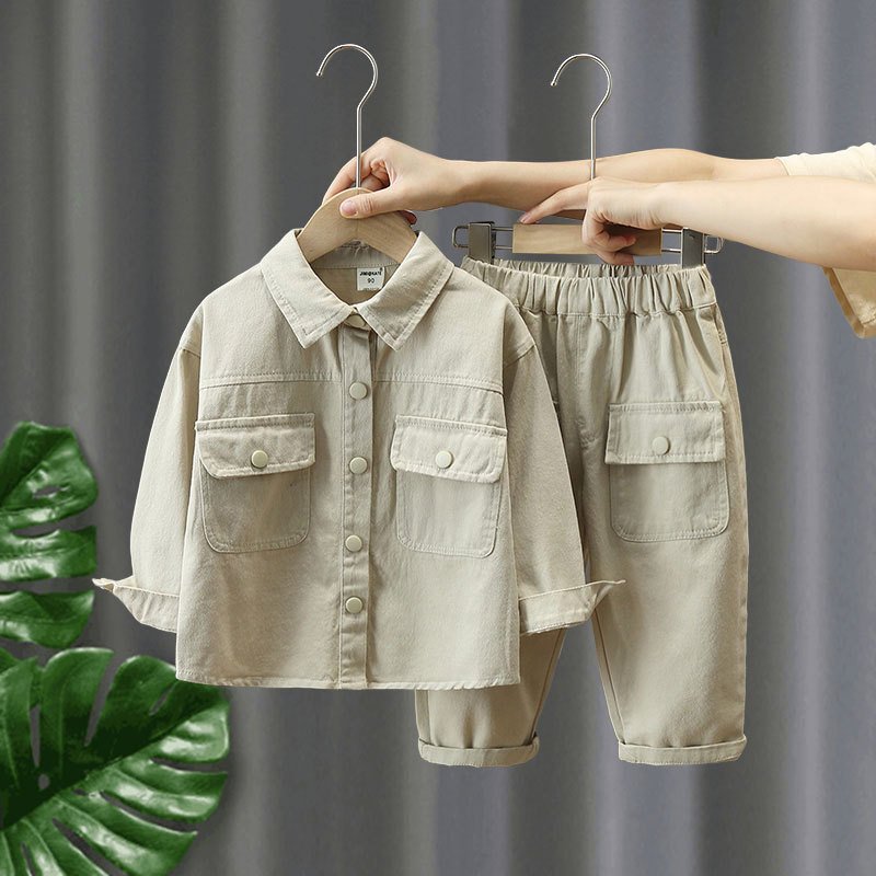 Children's Clothes Jackets and Trousers Boys Two-Piece Sets boys autumn clothes set