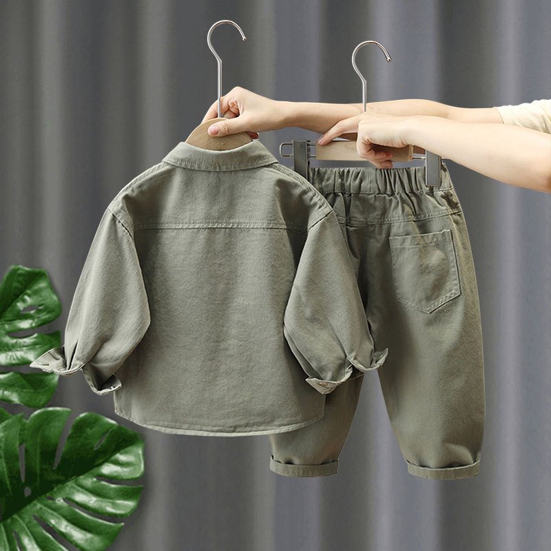 Children's Clothes Jackets and Trousers Boys Two-Piece Sets boys autumn clothes set