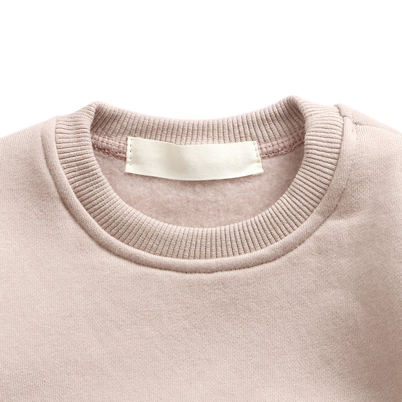 Wholesale Custom Baby Clothes Long Sleeves Crew Neck Cotton Solid Casual Autumn And Winter Baby Clothing Sets Boy