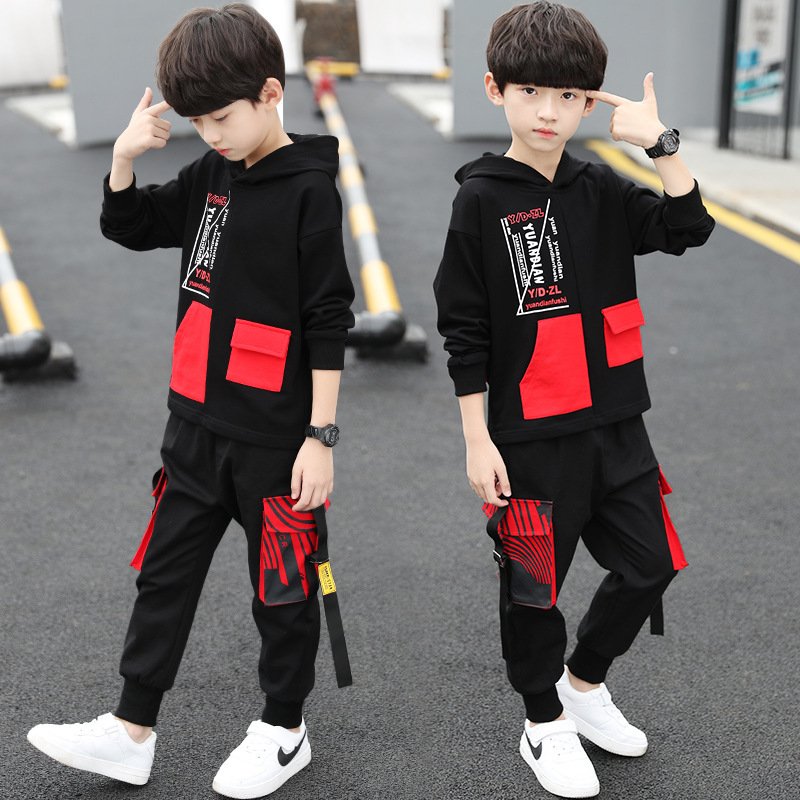 Wholesale Fashion Autumn 14 Years Boys Clothing Sets for Kids Clothes Set