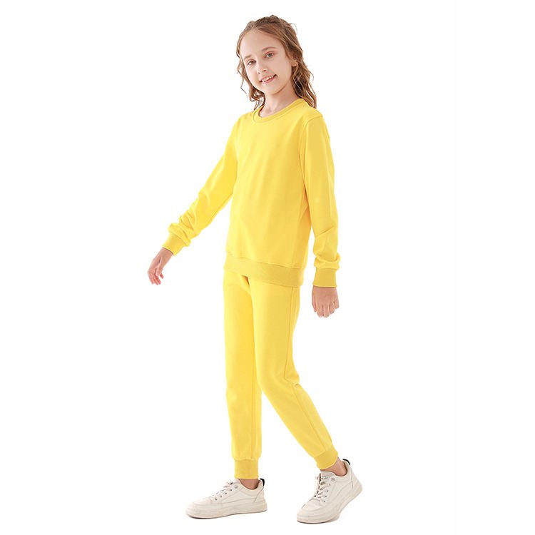 factory custom Oversized Kid Teenage Private Label Little Sport Clothes Set Girl Tracksuit For Woman