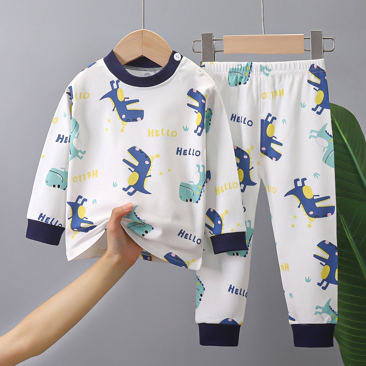 Children's Underwear Set Autumn New Baby Cotton Autumn Clothes Autumn Trousers Wholesale of Children's Wear