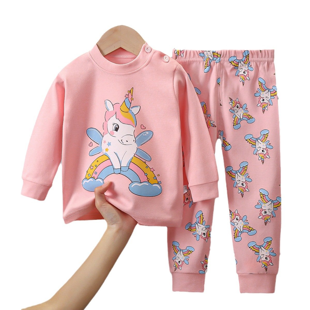 Children's Underwear Set Autumn New Baby Cotton Autumn Clothes Autumn Trousers Wholesale of Children's Wear