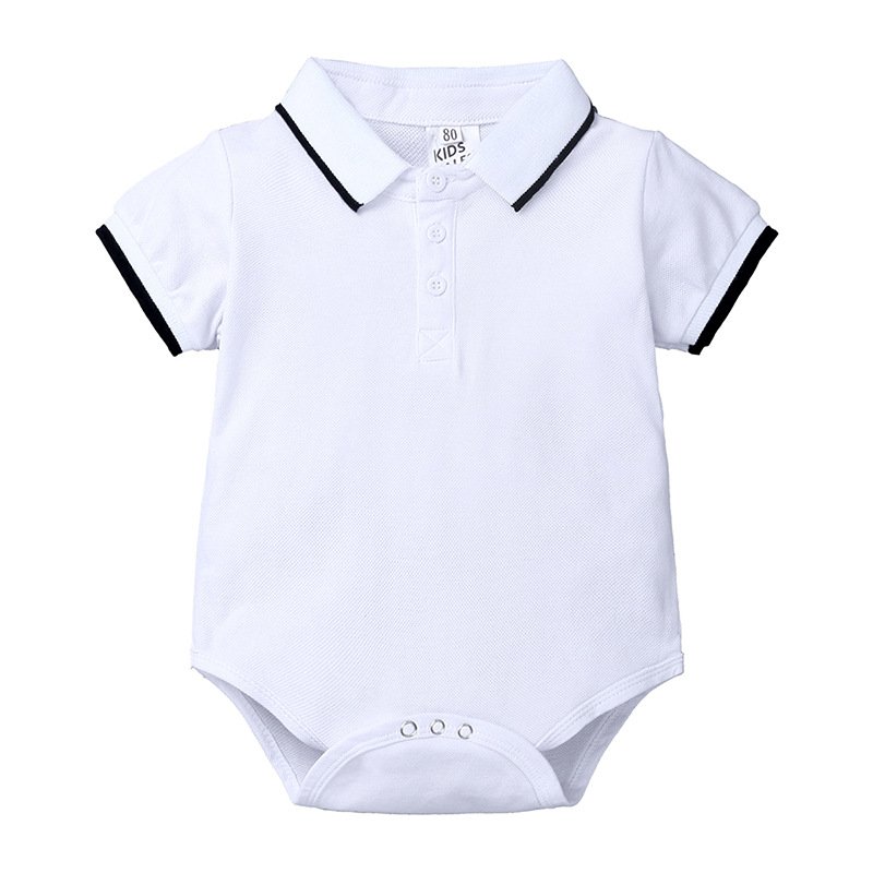 Toddler Boys Clothing Sets Newborn British Short-sleeved Romper Bib Shorts Gentleman Baby Romper Set