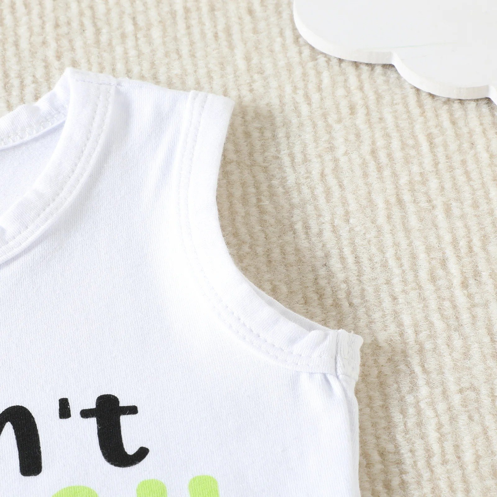 2PCS Children Clothing Vest Suit Children's Sets Summer Cotton Print T-Shirts Shorts Boys Sleeveless Kids Clothes for baby