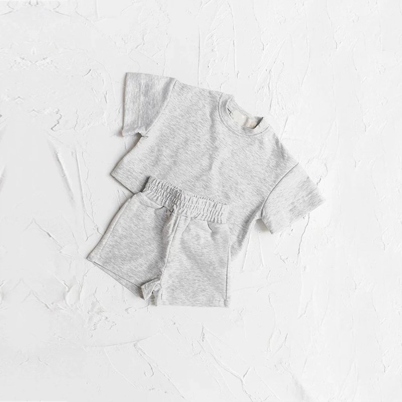 Organic cotton Boys clothing set summer Kids T-Shirt and Shorts Set kids shorts and muscle shirt sets 2 piece for children