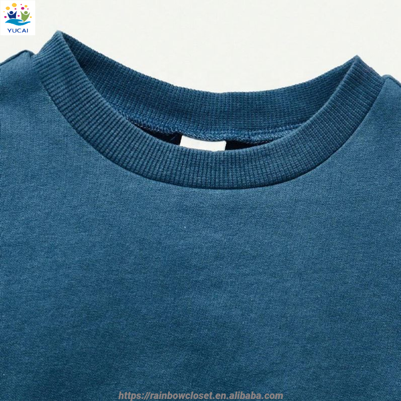 Summer Kids Clothing Sets-Custom Cotton Boys T-Shirt and Shorts Two-Piece Custom Children's Clothing