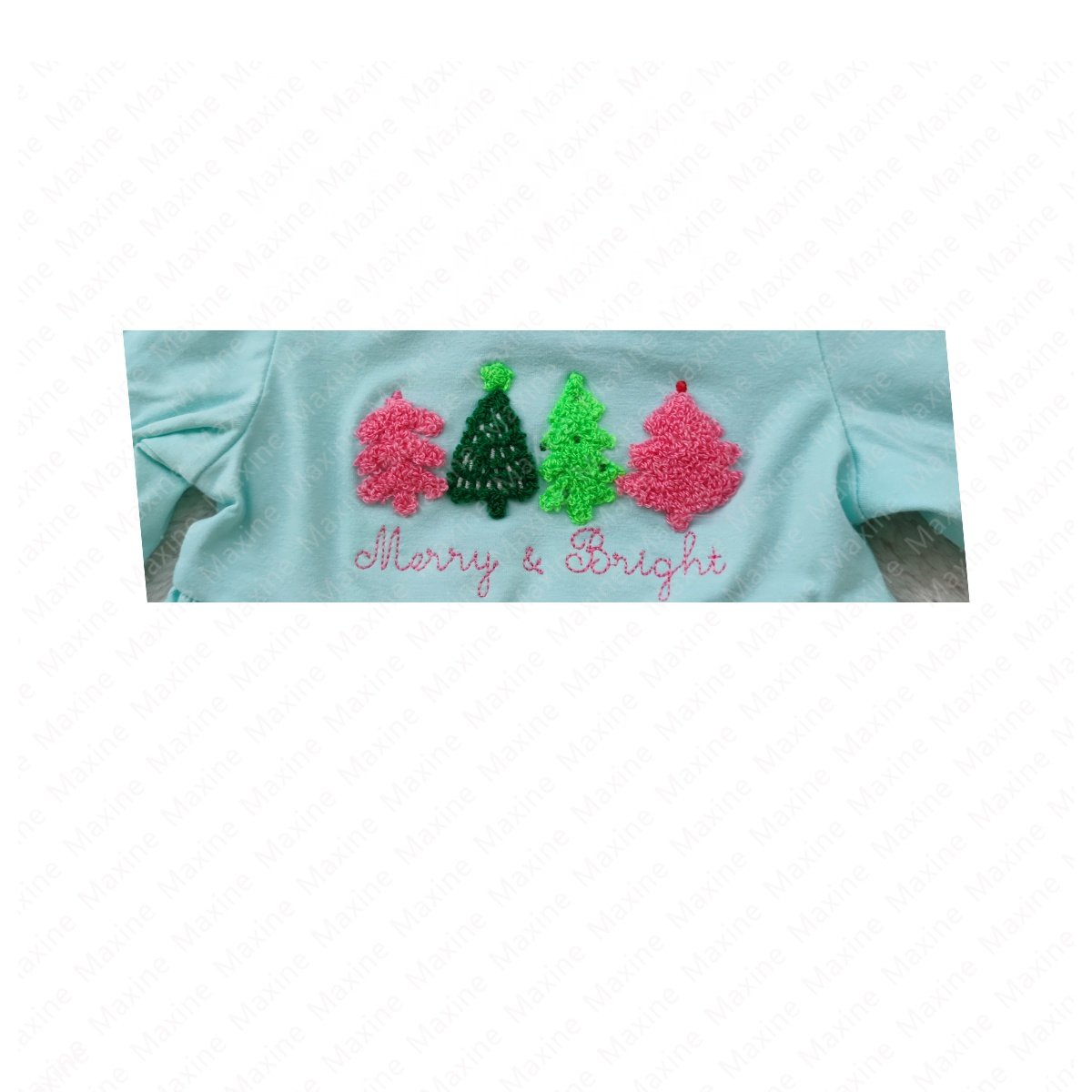 Wholesale price smocking boy set Christmas boy clothing sets French knot embroidery little boy outfits for Christmas