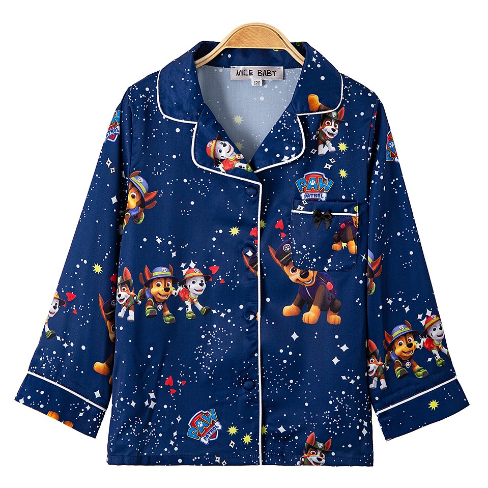 2021 Custom Printed Kids Pajamas Set Satin Pajamas Children Organic Soft Pyjamas Silk Boys Kids Pajama