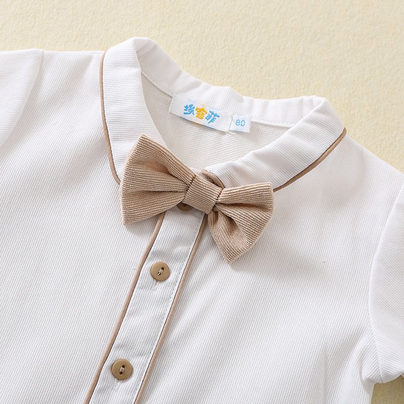 High Quality Customization Kids Winter Clothes Baby Boy Gentleman Set with Hat Khaki Party Outfit Suit Infant Clothes