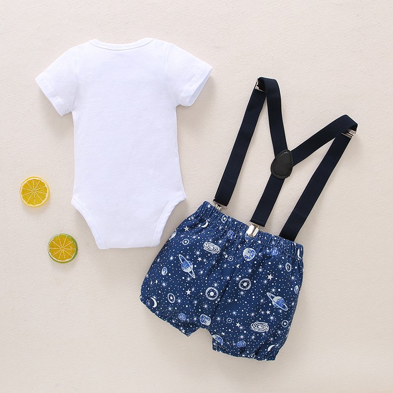 Infant Baby Boy 1st First Birthday Outfit Boys Birthday Sets BBOF-009