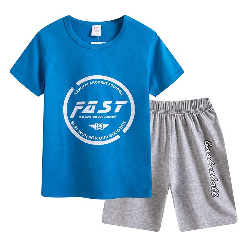 Hot Sell Cheap Baby Kid Breathable Plain Short Sleeve SETS Cotton Children Soft GIRLS T-Shirt Cartoon Cute Kid Clothing TOPS Set