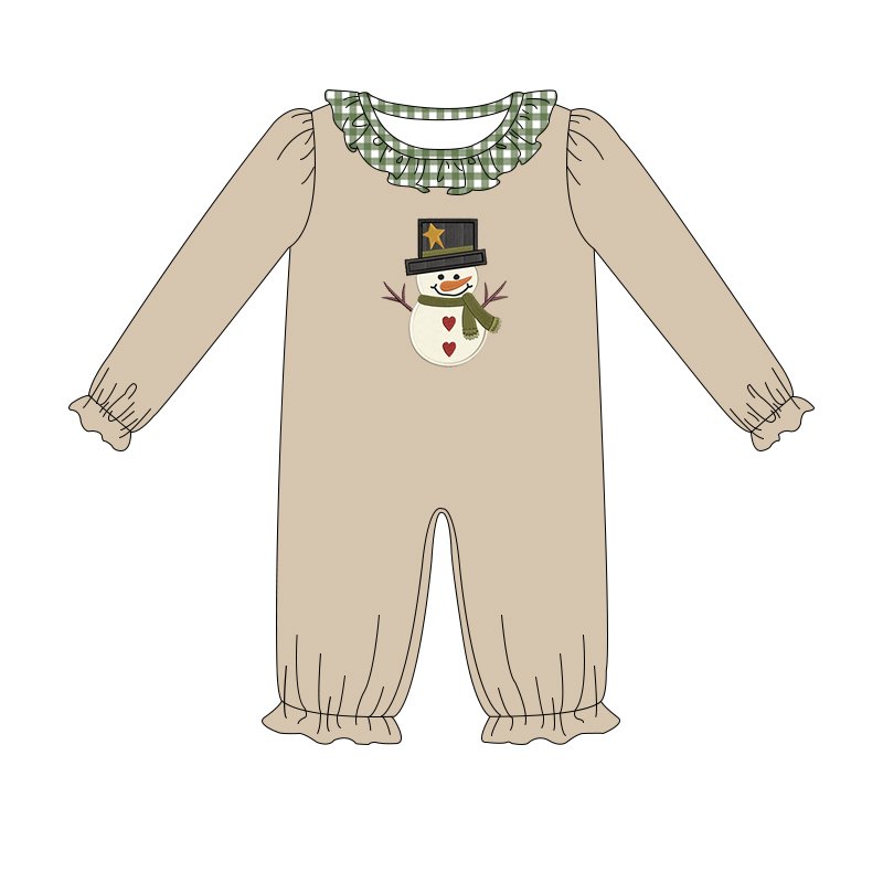 wholesale fashion kids winter clothing sibling children hoodie set snowman Christmas outfits kids boutique clothing