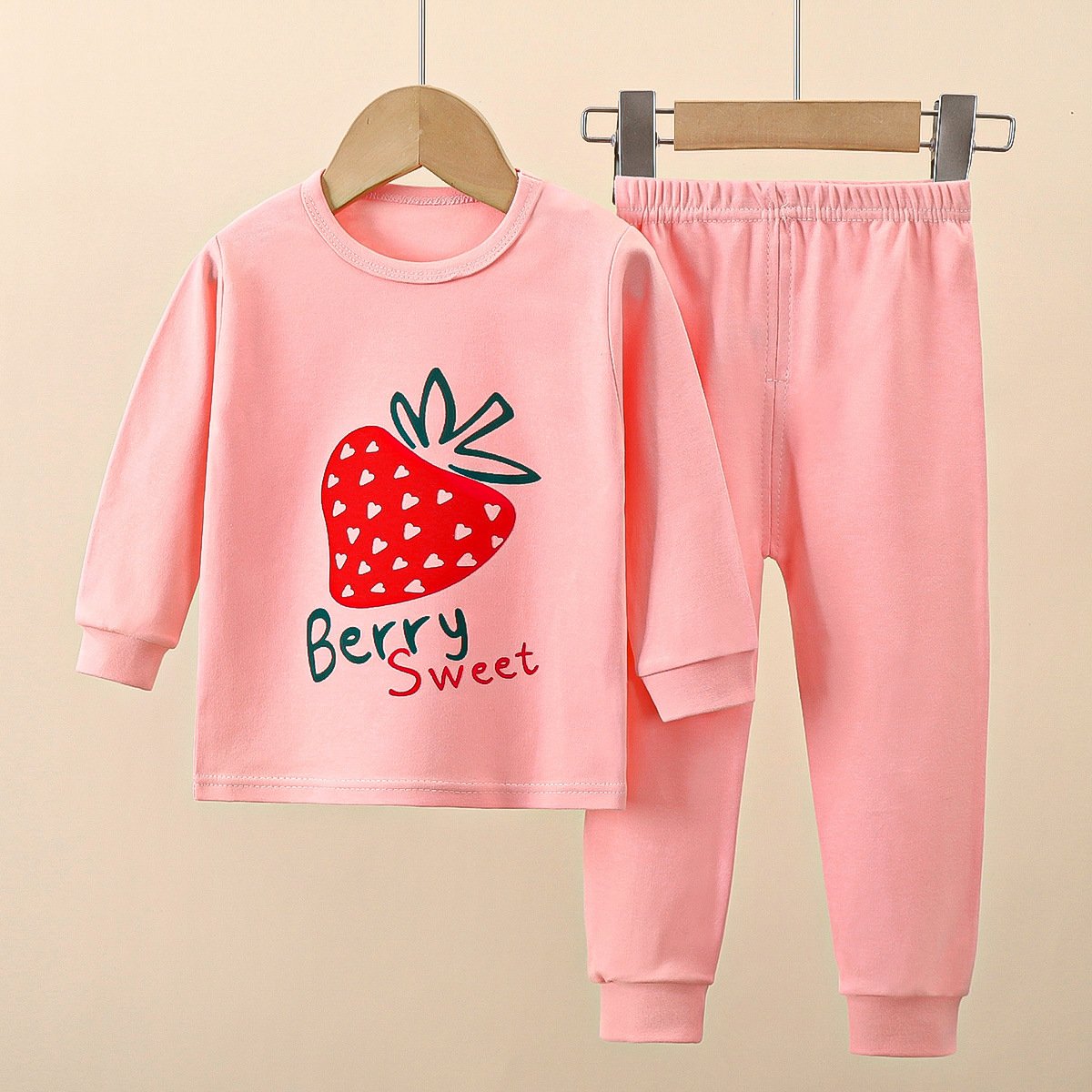 Children's underwear set autumn pure cotton 1-10 years old new boys' pajamas girls' homewear in children's clothing wholesale