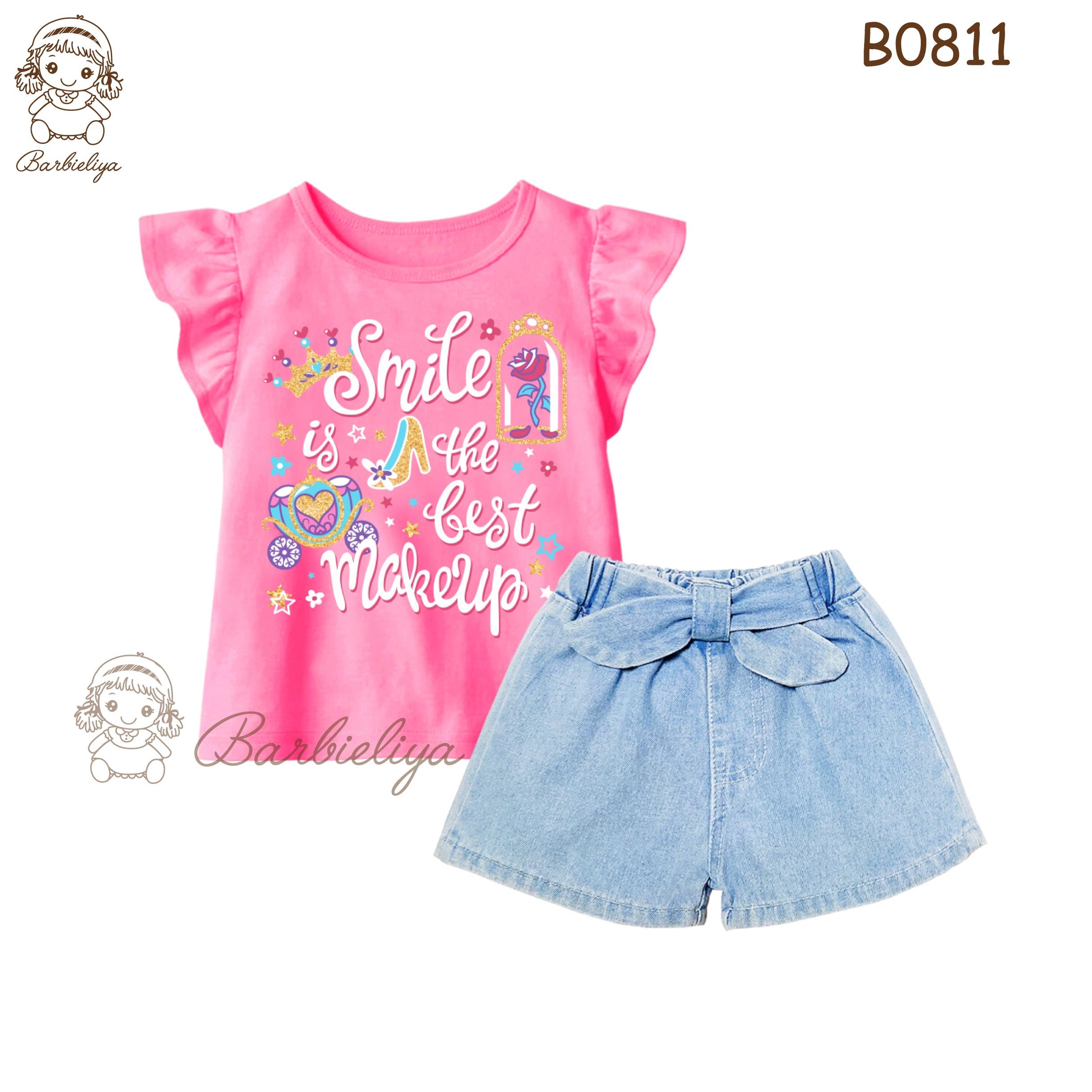 Barbieliya Boy 2 pieces top and pant denim set