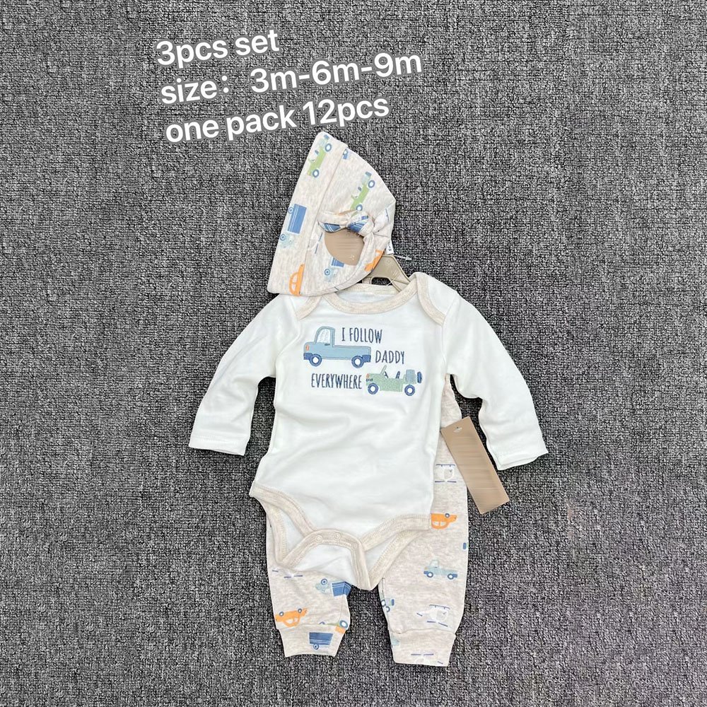 Infant Newborn Baby Jumpsuit Pants Hairband 3pcs Clothing Set Summer Beach Knitted Baby Girl Onesie