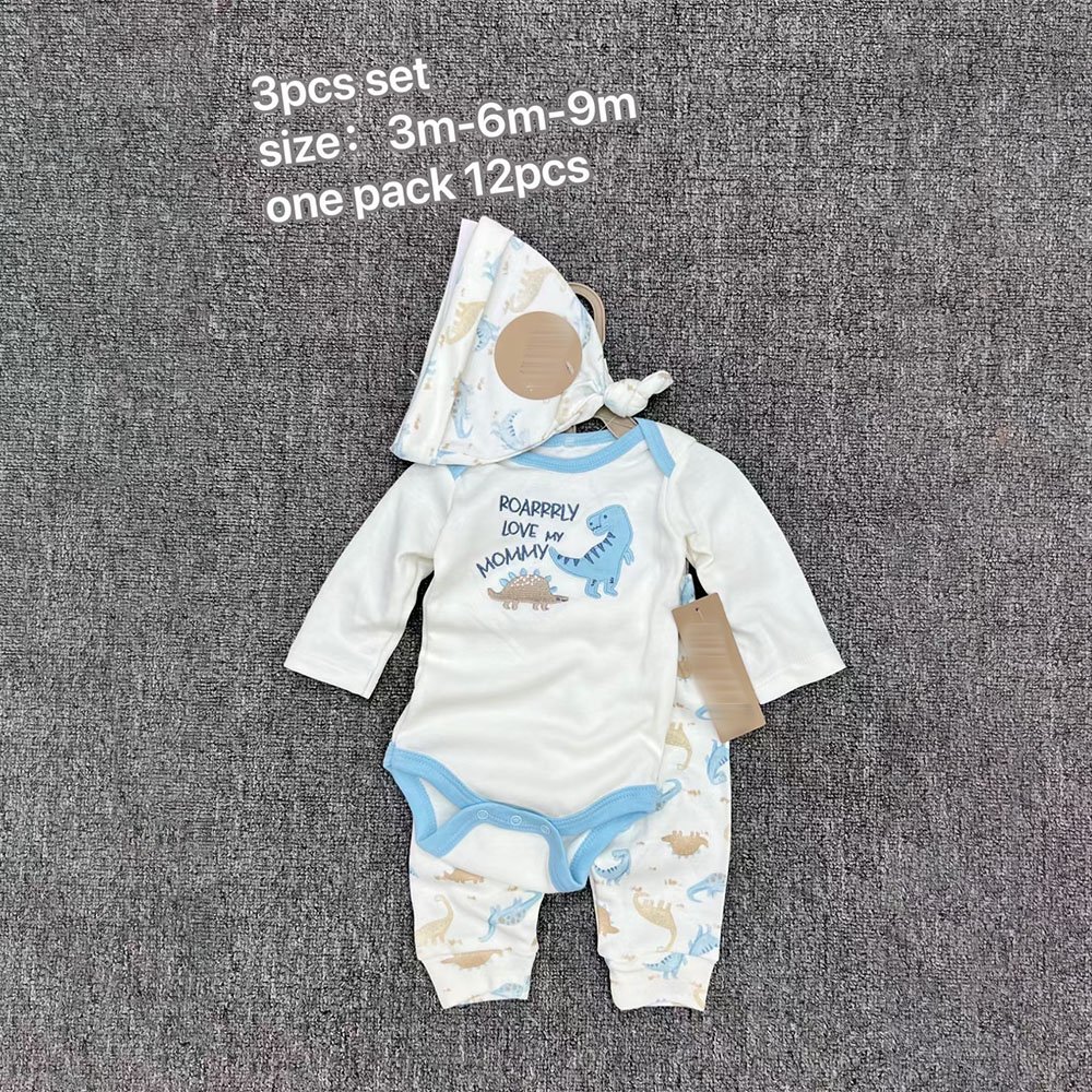 Infant Newborn Baby Jumpsuit Pants Hairband 3pcs Clothing Set Summer Beach Knitted Baby Girl Onesie