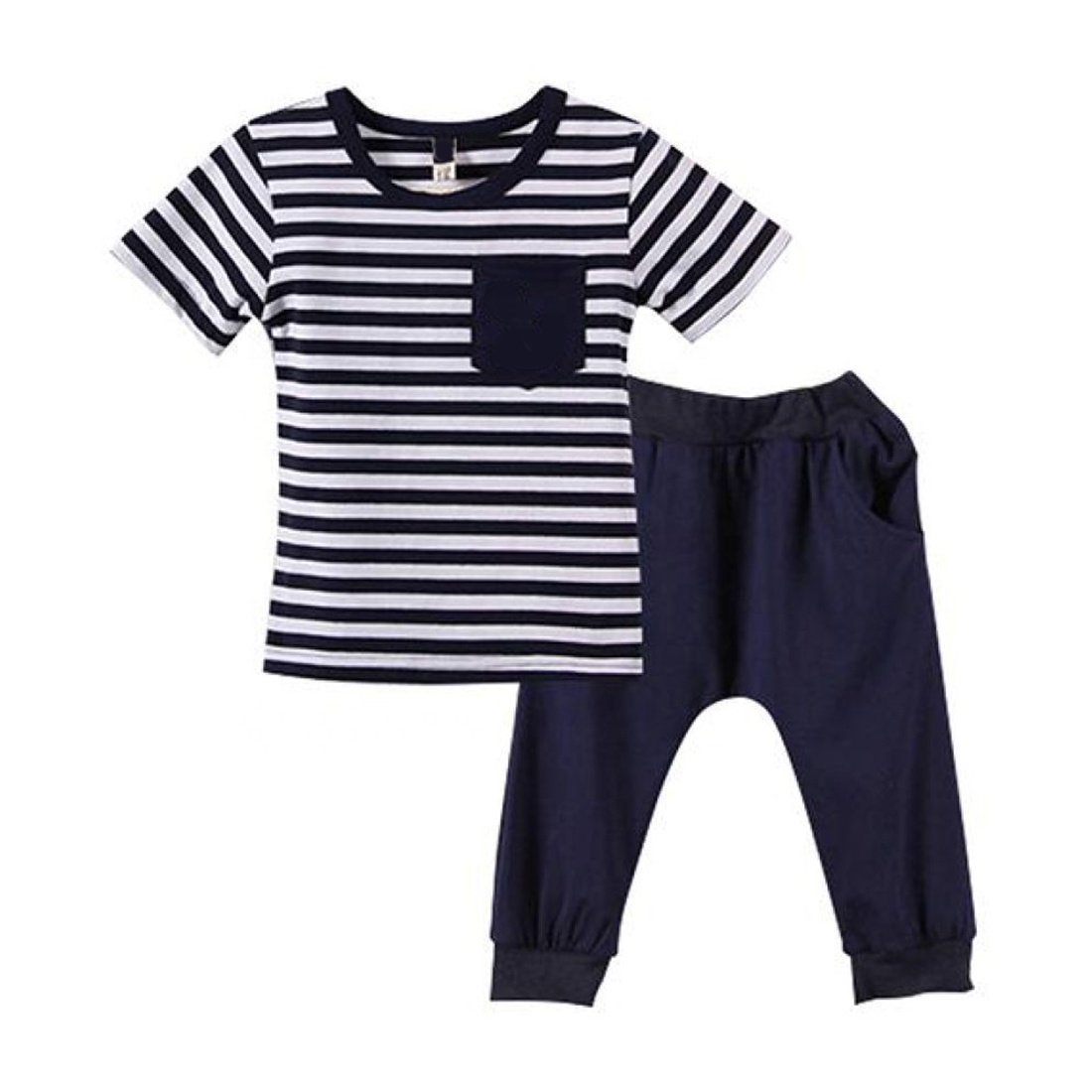 Wholesale Children Clothing Set Kids Boys Summer Sports Casual Short Sleeve Clothing