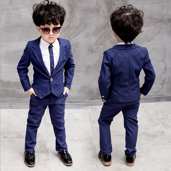 New Fashion Blazers Wedding Boy Suits Boys clothing set Kids Costume
