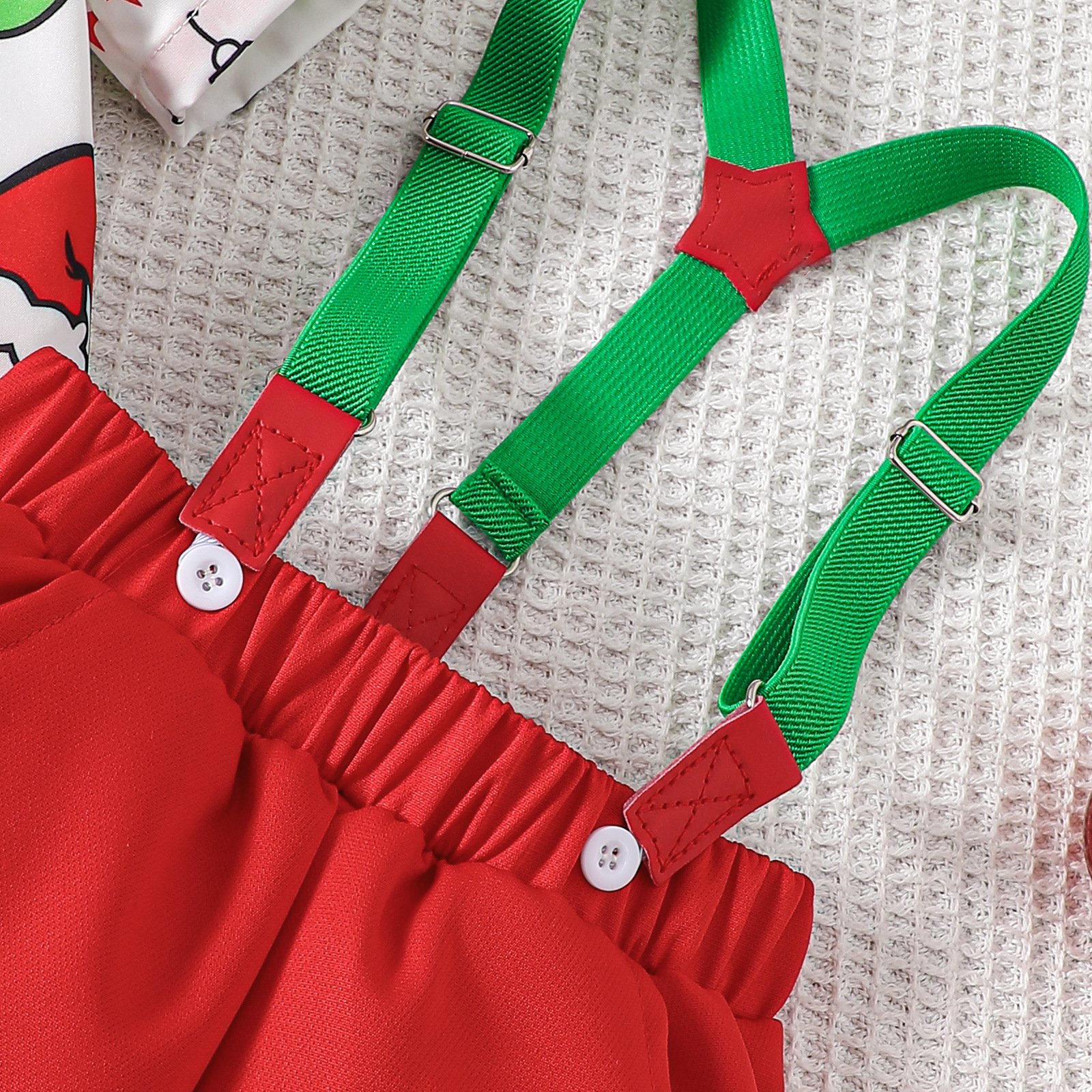 Good Price Kids Clothing Sets For Boys Christmas Print Children Short Sleeve Top New Summer Overalls Clothing Set Fashionable