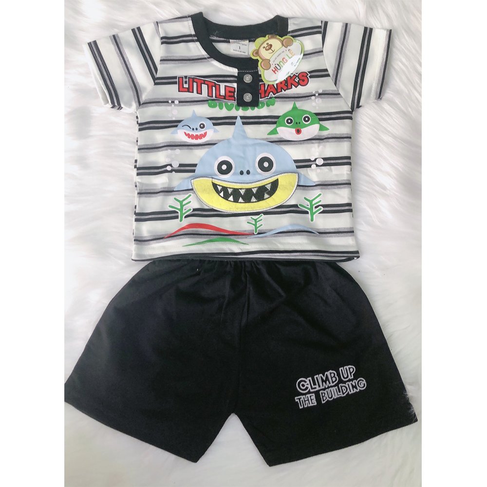 Summer boy clothing set kid clothes, striped cheap sales clothes for baby boys best seller