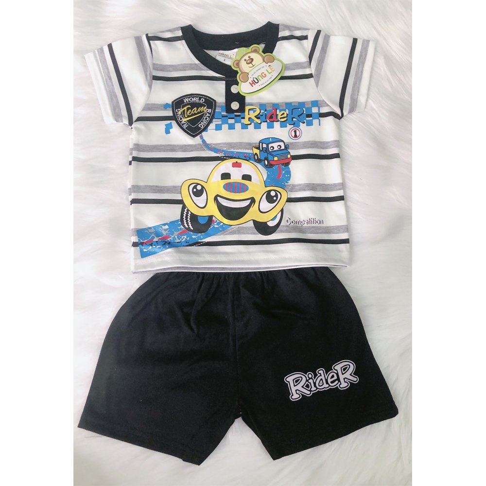 Summer boy clothing set kid clothes, striped cheap sales clothes for baby boys best seller