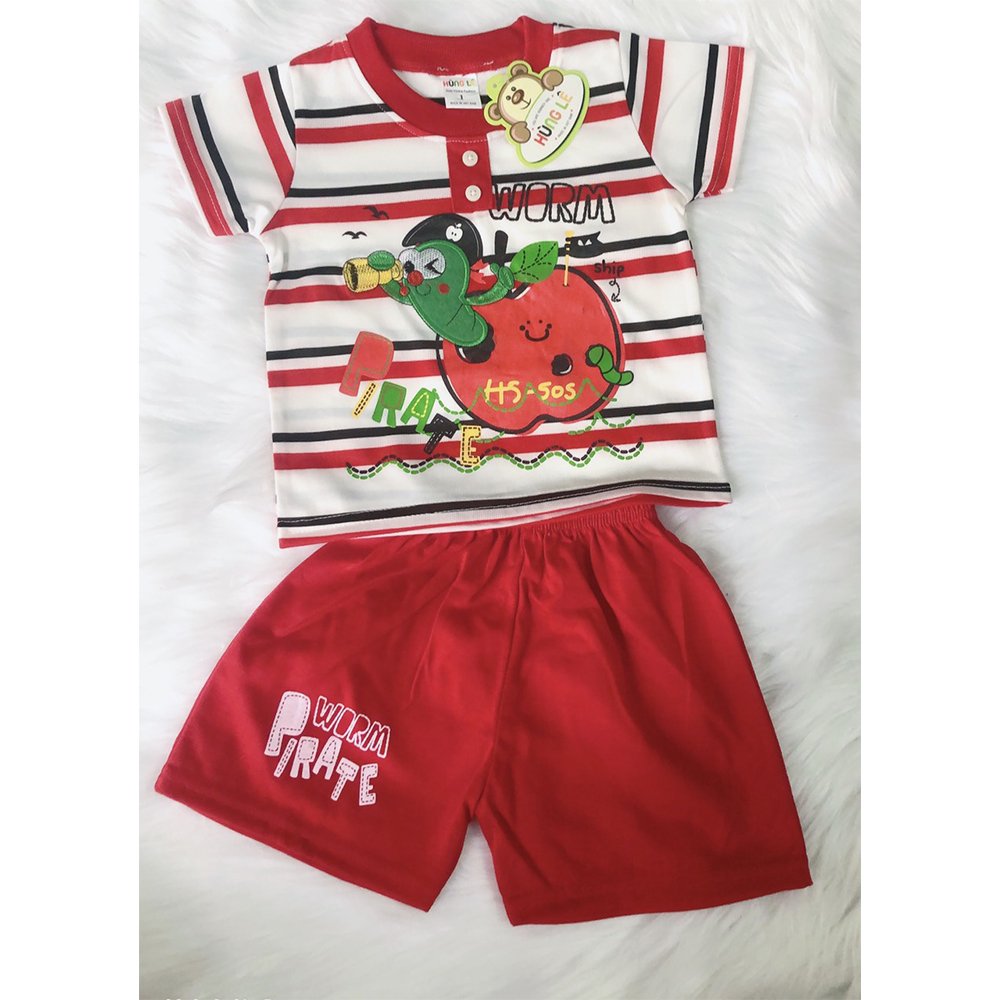 Summer boy clothing set kid clothes, striped cheap sales clothes for baby boys best seller