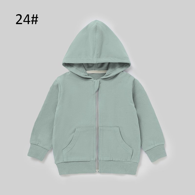 custom logo baby clothing baby boys and girls zipper hooded sweatshirt baby hoodies & sweatshirts