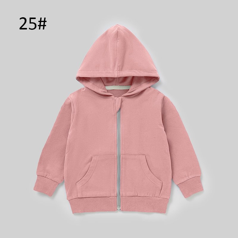 custom logo baby clothing baby boys and girls zipper hooded sweatshirt baby hoodies & sweatshirts