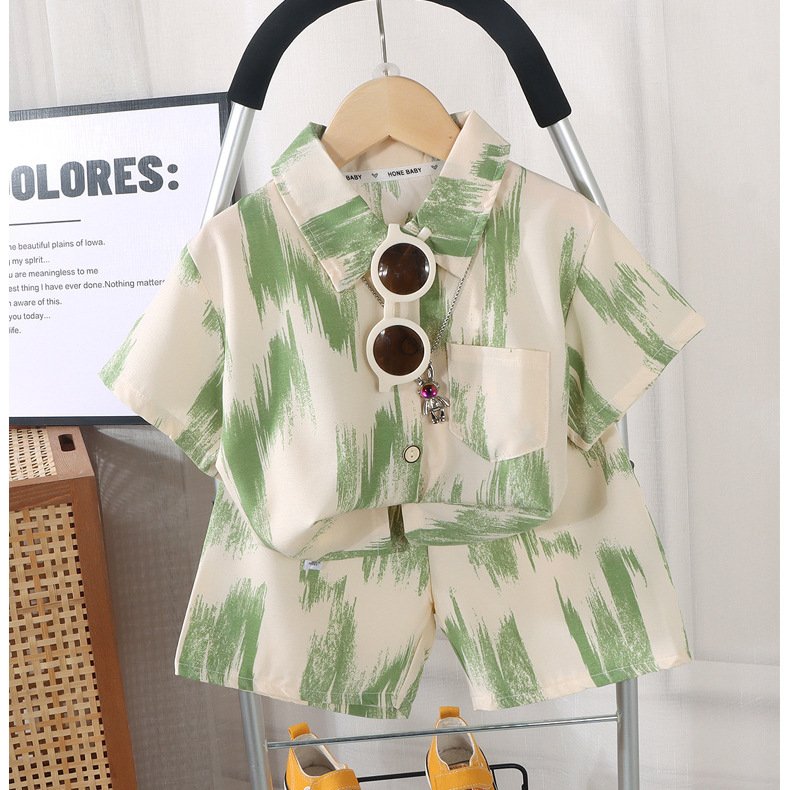 2-9 Year Infant Baby Cloths Set Kids Clothing Sets 2024 Shirt Tops Shorts Set Toddler Boys Summer Clothing