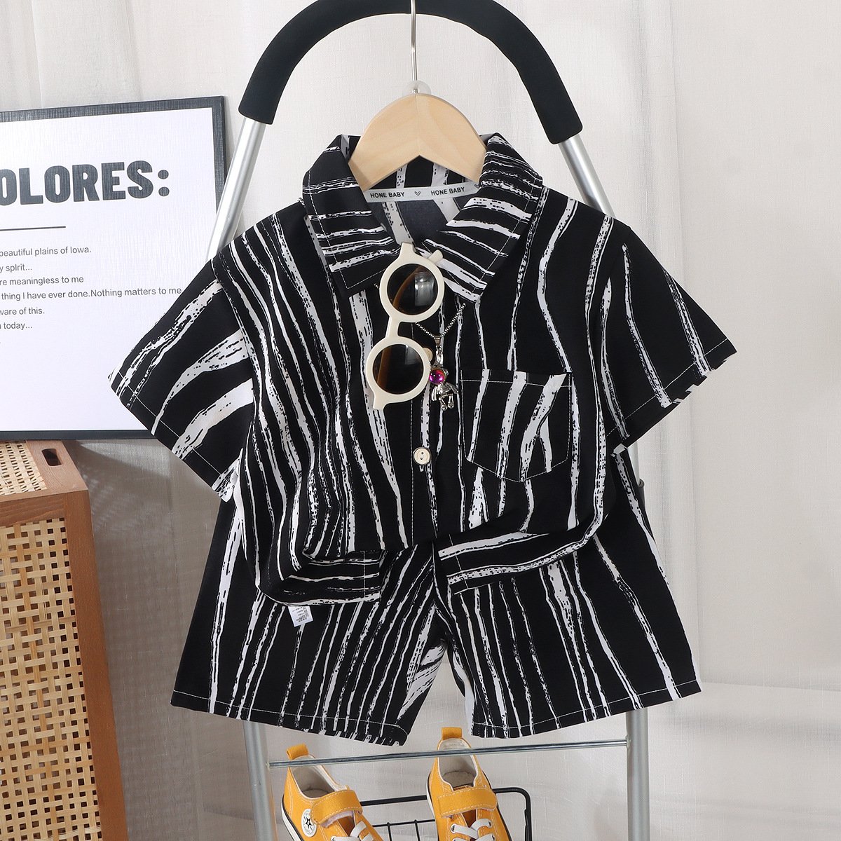 2-9 Year Infant Baby Cloths Set Kids Clothing Sets 2024 Shirt Tops Shorts Set Toddler Boys Summer Clothing